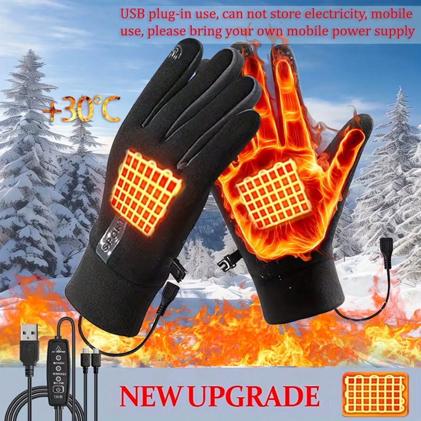 Luvas Aquecidas Sem Bateria |  - Cycling Commute Essentials avaliação e preço